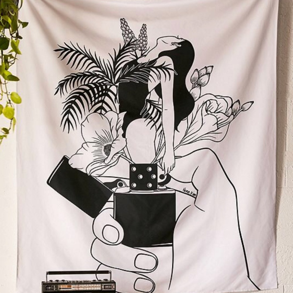 Hen Kim For Deny Light My Fire Tapestry